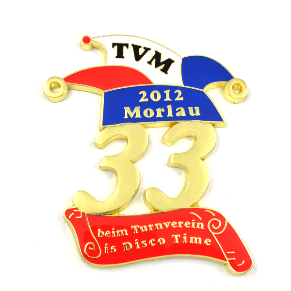 Fabrikens direktförsäljning Hotsäljande personlig metallmedaljong med sublimeringsband Tyg Lanyard Fiesta Festival Medalj (3)
