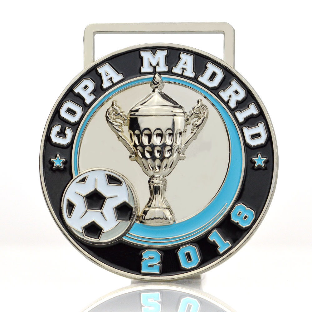 Medalla de futbol barata de disseny personalitzat de fàbrica a l'engròs (1)