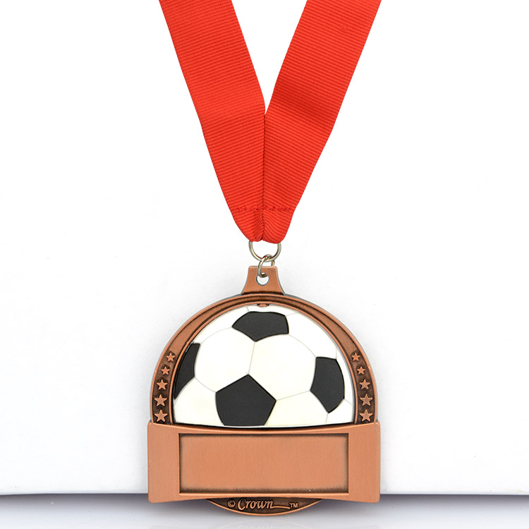 Medalla de fútbol barata de deseño personalizado de fábrica por xunto (3)