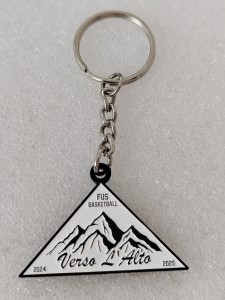 电泳黑上1色烤漆的钥匙扣